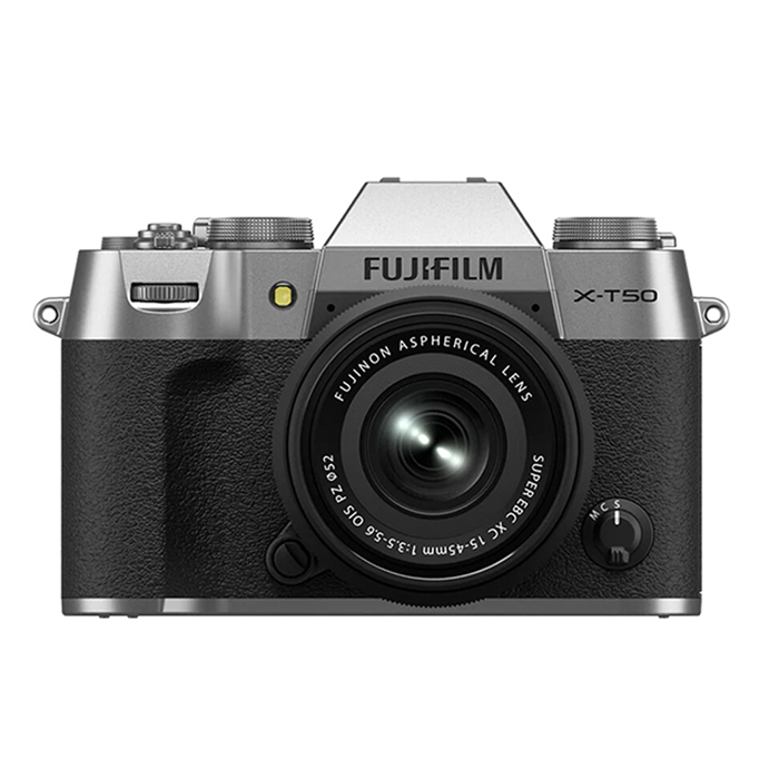 FUJIFILM 富士 X-T50 +XC15-45mm 變焦鏡 (平行輸入)-銀色