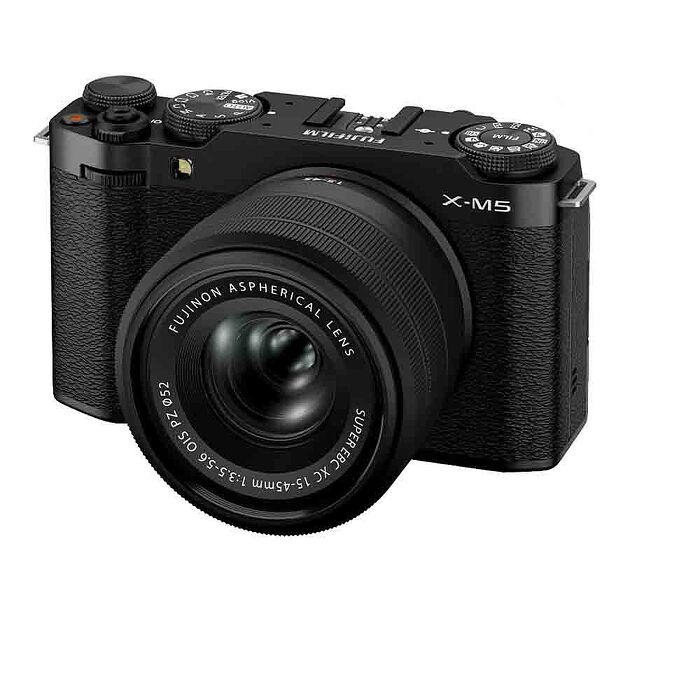 【FUJIFILM 富士】 X-M5+XC15-45mm變焦鏡 (平行輸入)-黑色