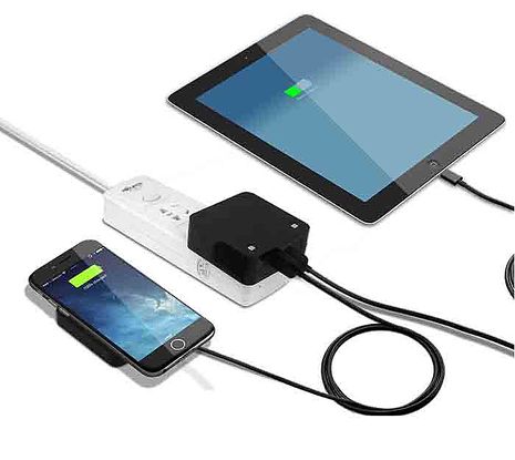 附贈無線充電板 57W大功率 支援IPad/IMAC/行電 TYPE-C/USB雙孔PD快充充電器