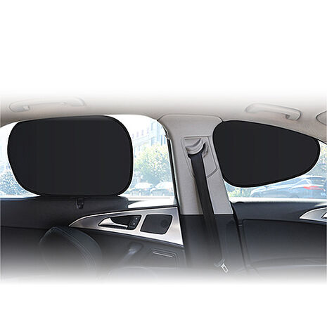 【OMyCar】靜電遮陽隔熱貼(前座+後座)-共4入