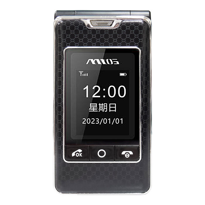 mtos C68 PRO 2.8吋雙螢幕摺疊4G手機/老人機/長輩機（贈原廠配件包）
