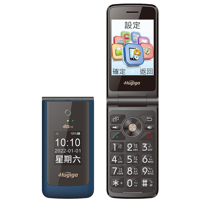 Hugiga V8 4G LTE 翻蓋機/老人機/長輩機/孝親機