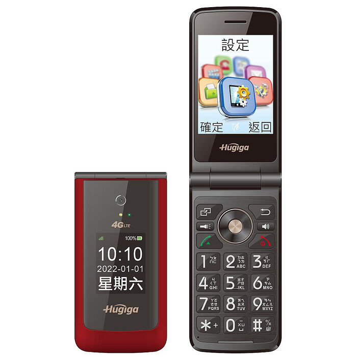 Hugiga V8 4G LTE 翻蓋機/老人機/長輩機/孝親機