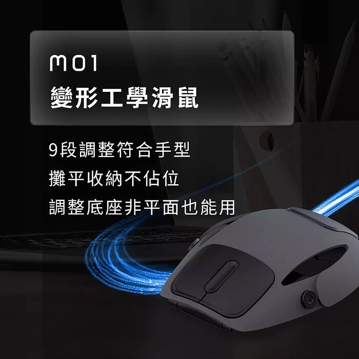 【FUTURE LAB. 未來實驗室】Mo1變形工學滑鼠