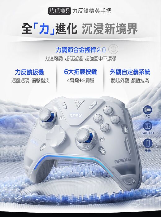 FLYDIGI 飛智 八爪魚5 力反饋精英 遊戲手把