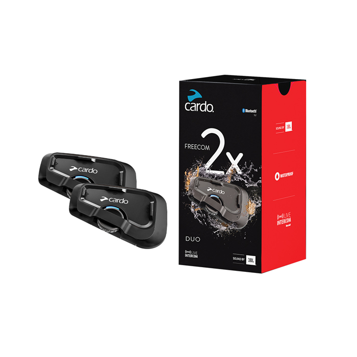 Cardo FREECOM 2X 安全帽通訊藍牙耳機 (雙入組)