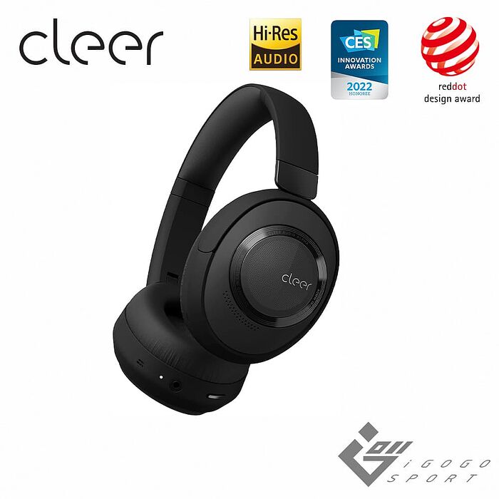 Cleer ALPHA 智能降噪耳罩無線耳機-石墨黑