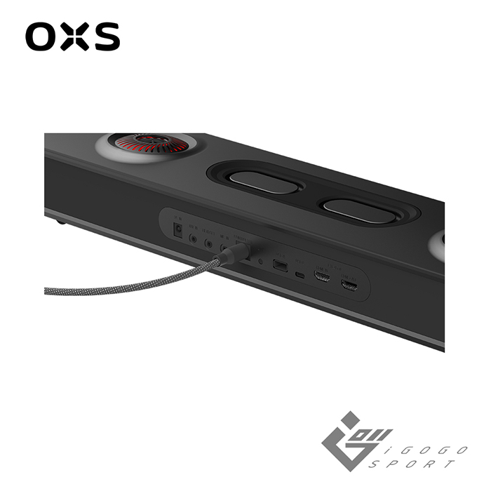 OXS Thunder Pro+ 7.1.2 Dolby Atmos 桌上型電競聲霸 Soundbar(附無線頸枕喇叭)