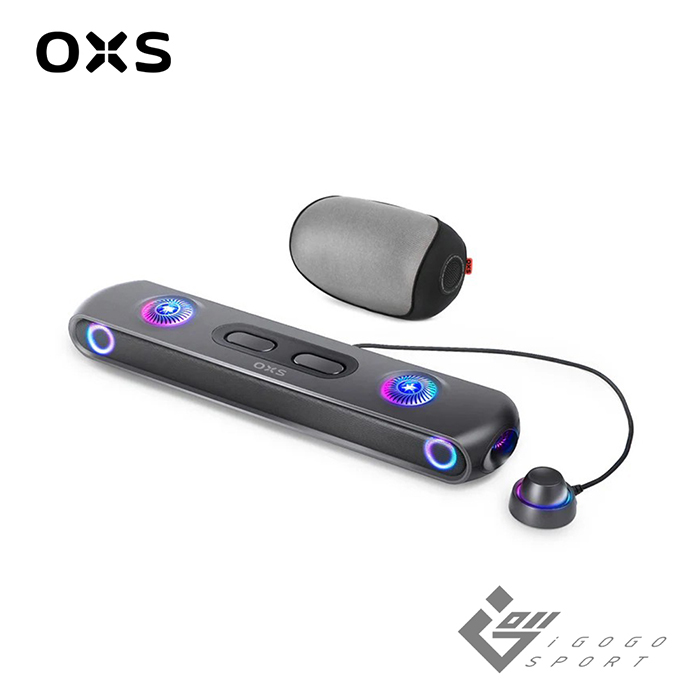 OXS Thunder Pro+ 7.1.2 Dolby Atmos 桌上型電競聲霸 Soundbar(附無線頸枕喇叭)