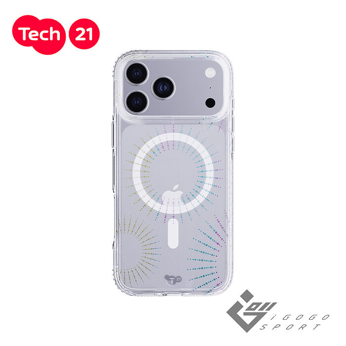 Tech21 iPhone 17 / 17 Pro / 17 Pro Max EvoSparkle 閃耀防摔手機殼（支援MagSafe）