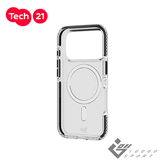 Tech21 iPhone 17 Pro / 17 Pro Max EvoCrystal 晶透防摔手機殼(支援MagSafe)