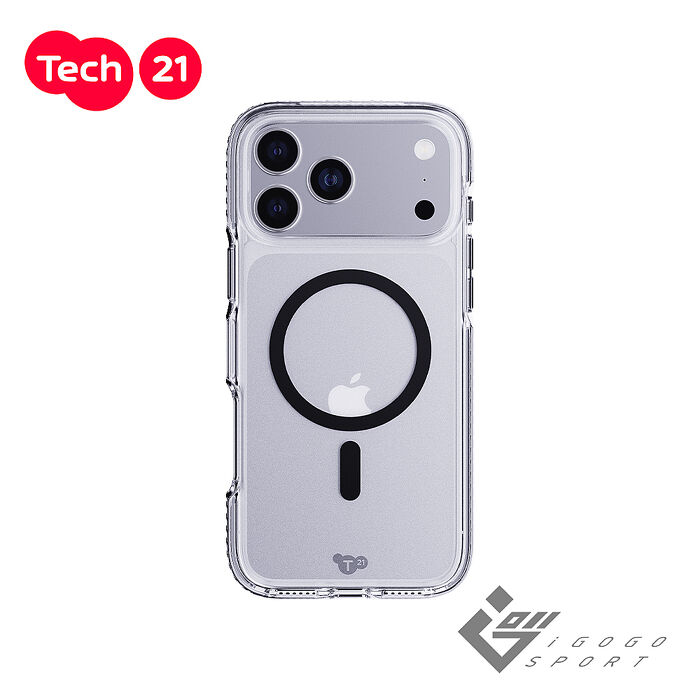 Tech21 iPhone 17 Pro / 17 Pro Max EvoCrystal 晶透防摔手機殼(支援MagSafe)