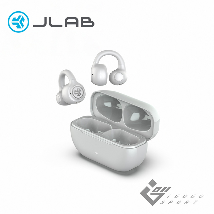 JLab FLEX 開放式耳夾藍牙耳機-雲朵白