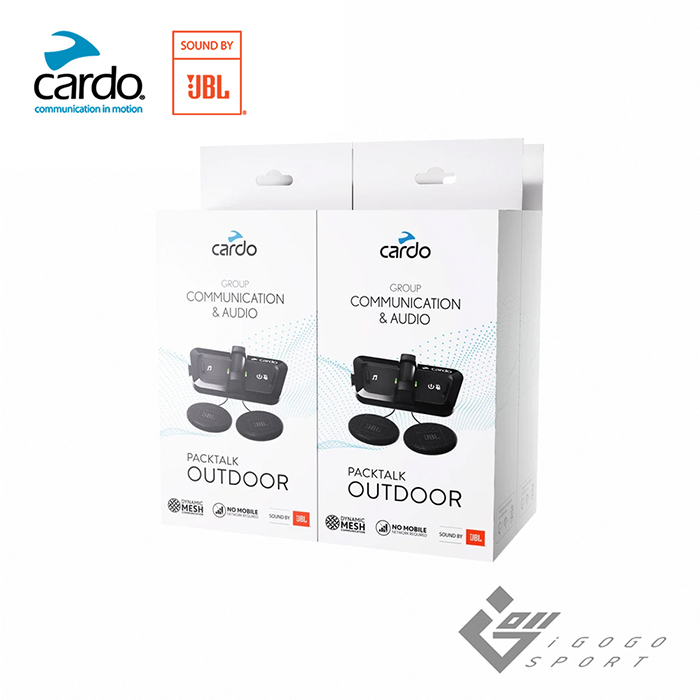 Cardo PACKTALK OUTDOOR 戶外運動通訊藍牙耳機 四入組