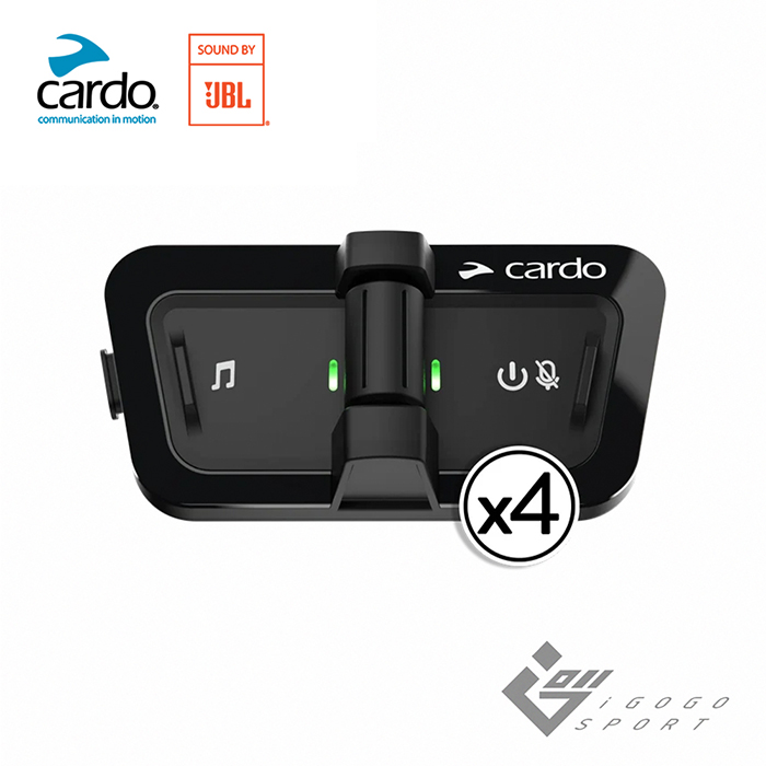 Cardo PACKTALK OUTDOOR 戶外運動通訊藍牙耳機 四入組