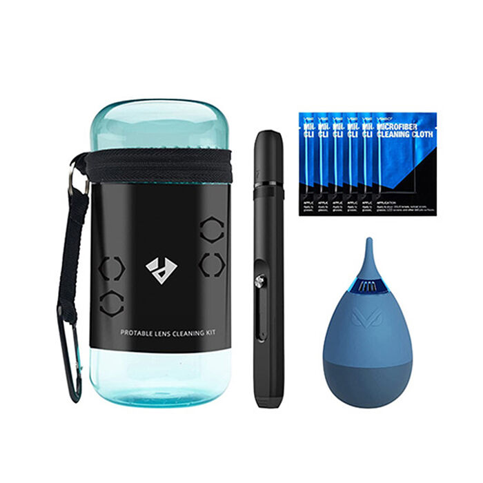 VSGO 威高 VS-A8E 鏡頭清潔 套組吹球+拭鏡筆+布 (VSA8E,公司貨)