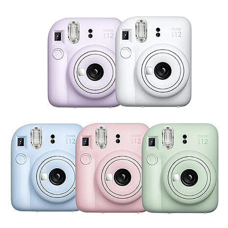 FUJIFILM 富士 instax mini 12 拍立得相機+空白底片40張(Mini12 公司貨)