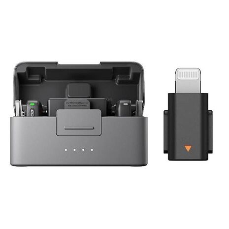 DJI 大疆 Mic Mini 無線麥克風 1對2（二發一收，含充電盒)TYPE-C+Lightning接頭
