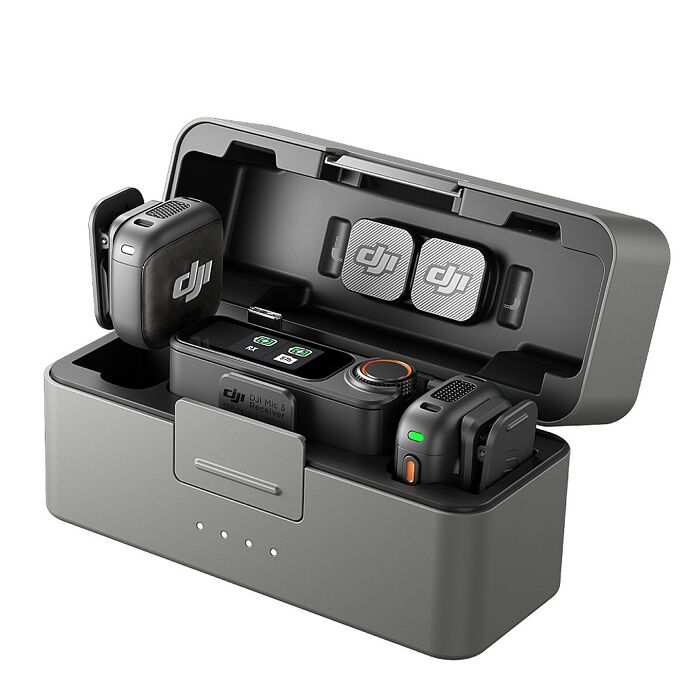 DJI 大疆 MIC 3 無線麥克風 二發一收 含充電盒 (MIC3,公司貨)1對2
