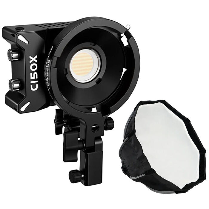 SIRUI 思銳 C150X (套裝版) + QR40 柔光箱(公司貨)150W 手持 LED補光燈 燈組