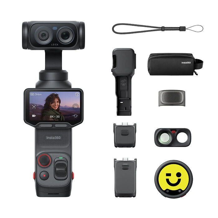 Insta360 Luna Ultra 創作者套裝 + 256G 記憶卡 雙鏡頭雲台相機 (公司貨)三軸 穩定器