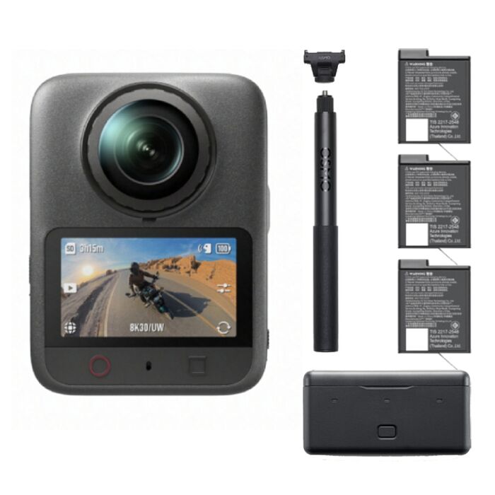 DJI Osmo 360 II 二代 暢拍套裝 含128G U3 記憶卡+一年保險(Osmo360II 公司貨)全景 運動相機
