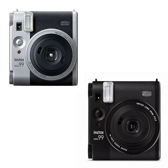 FUJIFILM 富士 Instax mini 99 拍立得 相機 銀/黑色(mini99,公司貨)含空白底片40張