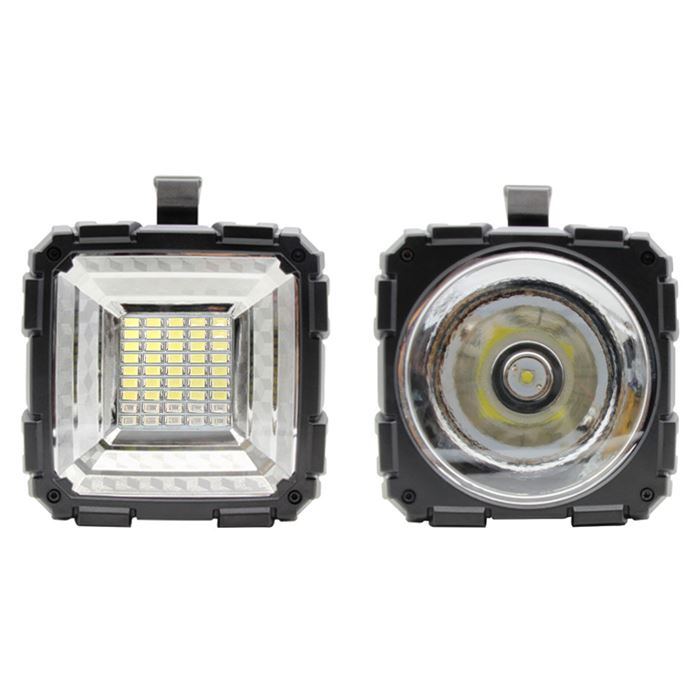 【FJ】多功能USB充電雙頭探照燈L9(內建式電池)