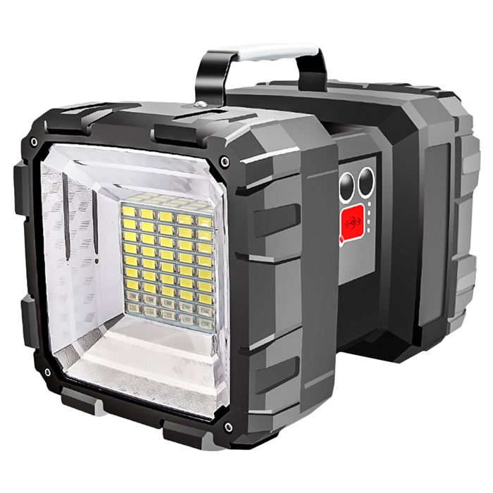 【FJ】多功能USB充電雙頭探照燈L9(內建式電池)