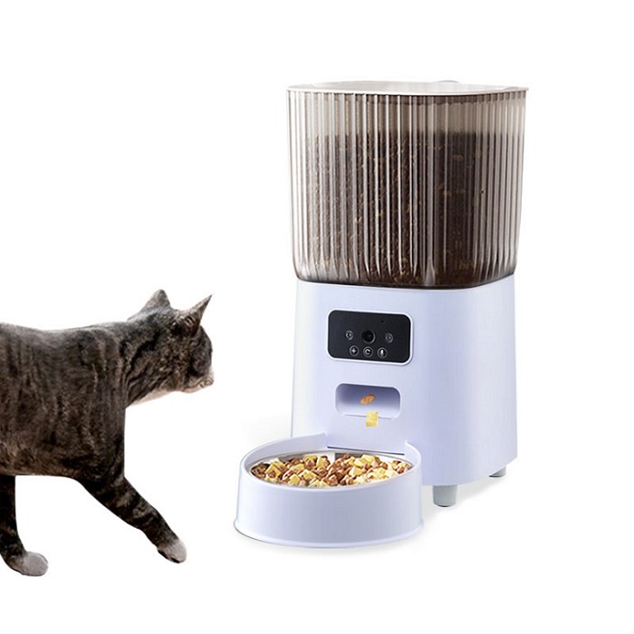 【u-ta】高清1080P遠端觀看寵物5L自動餵食器FL9(連接WIFI可觀看)