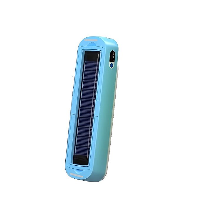 FJ攜帶式太陽能充電應急LED掛燈T48(可磁吸 支援USB電源 緊急照明 三段亮度 可TypeC充電 SOS燈 露營 白光)
