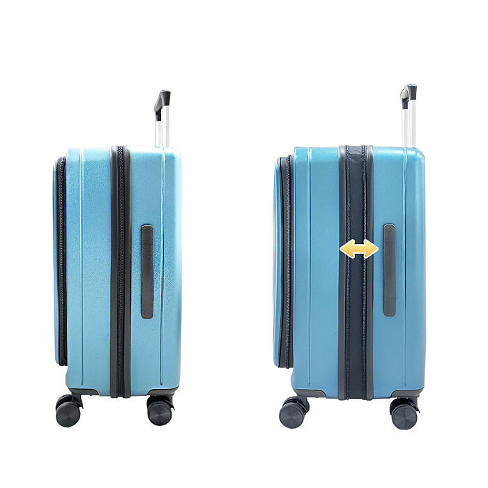 FJ激省空間20吋前深開行李箱/登機箱KR20(USB延伸充電X前分隔深開X海關鎖X萬向靜音輪X擴展加大)