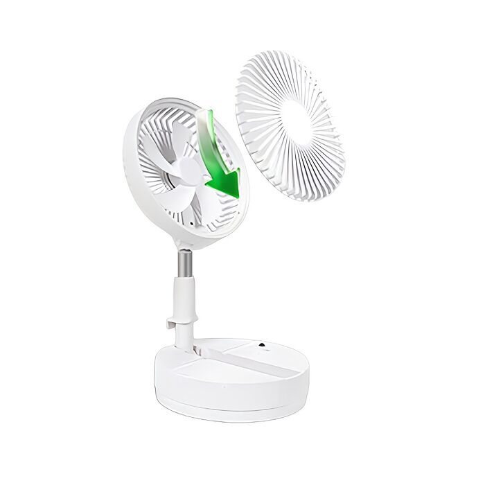 FJ充電式6.5吋附遙控擺頭漢堡風扇P98(BSMI認證 可折疊 球賽必備 戶外 攜帶 桌扇 涼扇 立扇 可拆洗 5葉片)