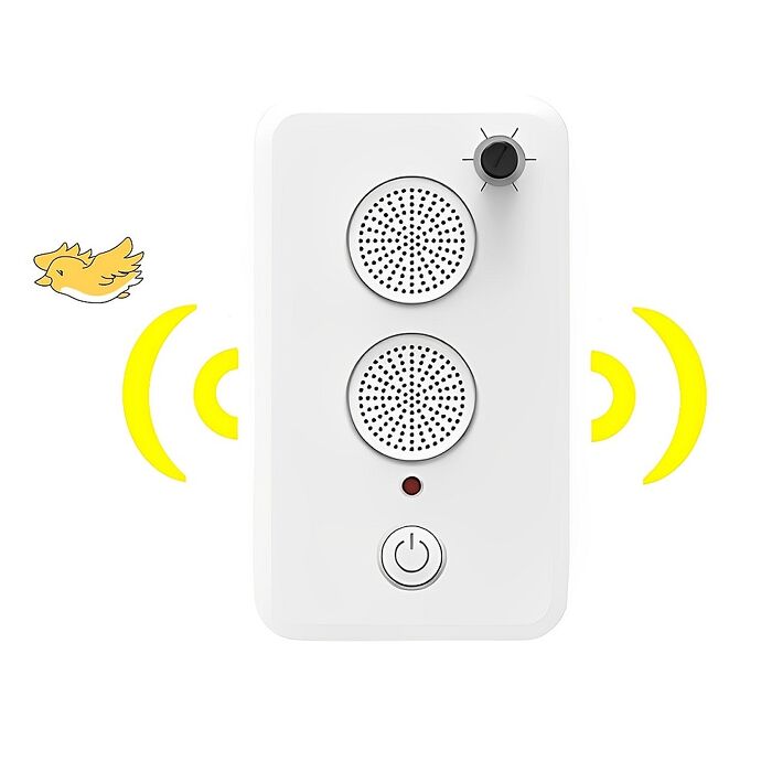 FJ可調式雙聲超聲波驅鳥器T81(USB充電 戶外露營 山區野營 不被小鳥打擾 驅鳥 露營必備)