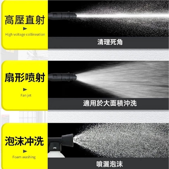 FJ低款110V電動高壓清洗機FT6(豪華款11件組 雙銅頭 150BAR 清洗 淤泥清洗 洗車 災後清潔)
