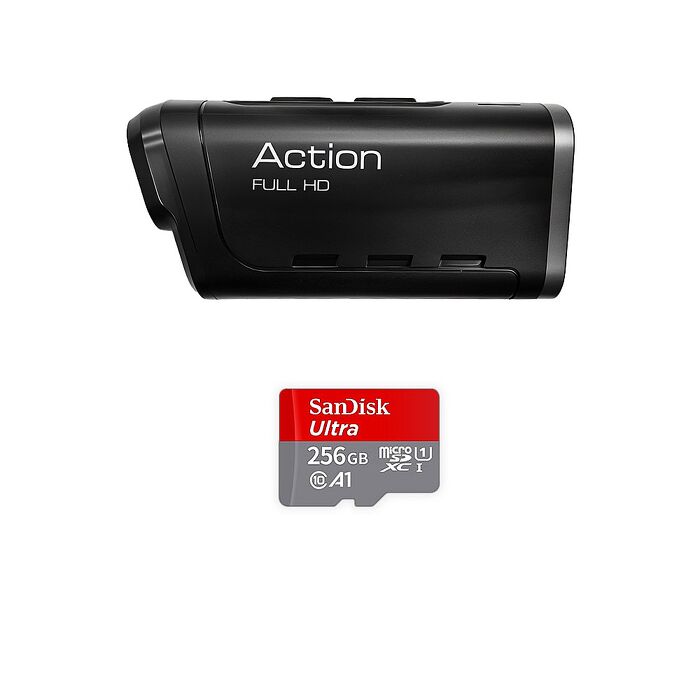 u-ta 4K超清晰 x 無死角雙鏡頭WiFi行車紀錄器SQ16(搭配256G卡 前後鏡頭 可分配調整解析度 騎士必備 )