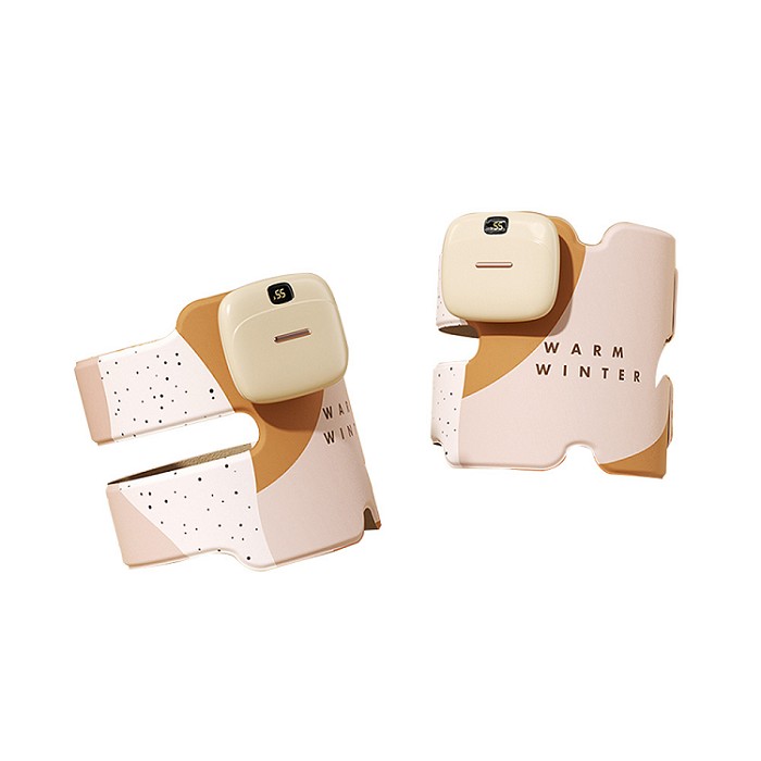 FJ智能電熱保暖護膝H3(2入組 加熱x熱敷x保暖 輕巧 充電式 暖膝 冬季の好物)