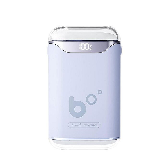 FJ七彩可調LED燈AI溫控暖手寶H14(發熱 暖蛋 數顯調溫 交換禮物 冬季 寒流 必備TypeC充電)