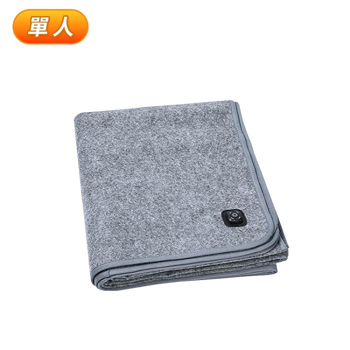 FJ單人USB保暖電熱毯H11(單人尺寸80x160CM 三段調溫 TypeC供電使用 )