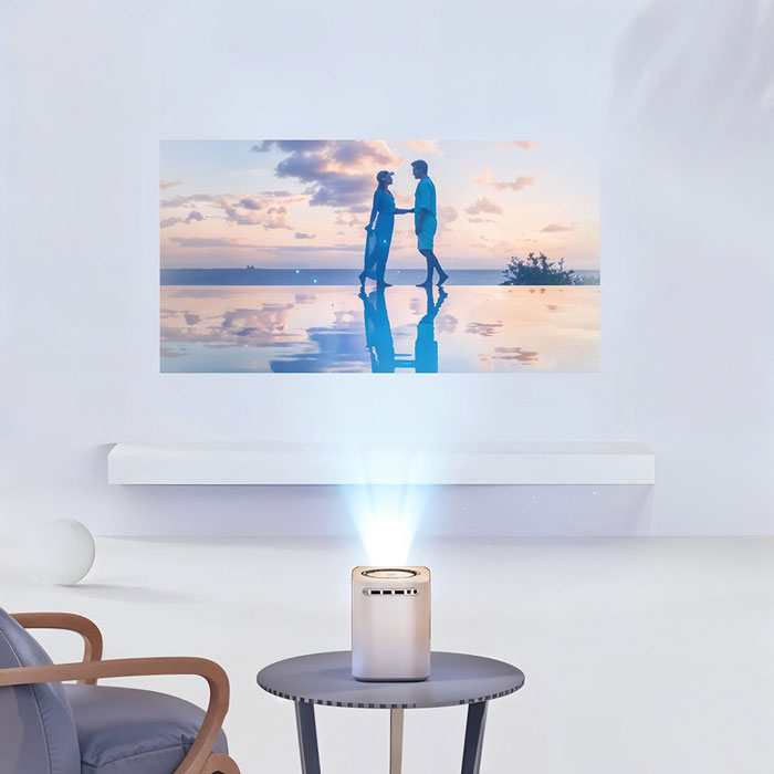 u-ta高清4K自動電動對焦投影機BQ1(內建影音平台 投影 攜帶式 露營 會議 簡報 影音)