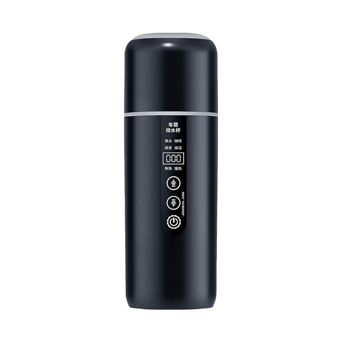 FJ可調溫數顯車用304不鏽鋼加熱杯YT8(加熱杯 12V24V通用 數顯加熱杯 控溫 泡奶神器)