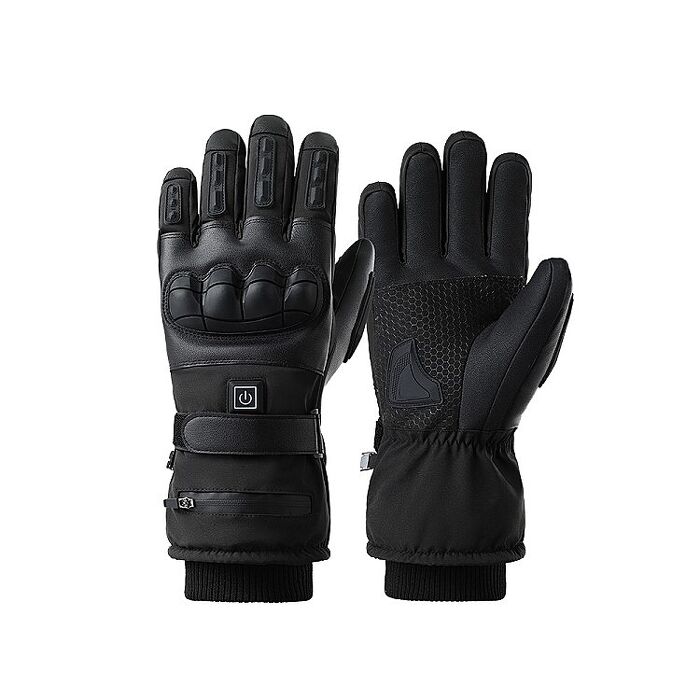 FJ冬季機車防摔保護加熱保暖手套H20(加碼贈鹼性電池 電池加熱款 加熱x保暖 騎車好物 冬季の好物)