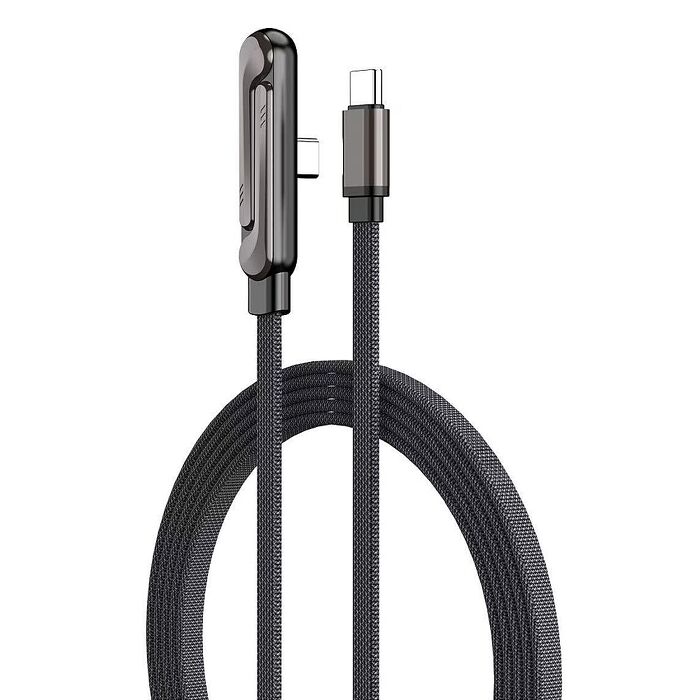 FJ手機折疊支架240W快充電源線EN5(TYPE-C手機 筆電 Switch 行動電源等 充電i15以上)2入組