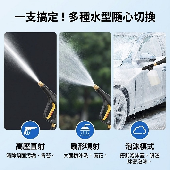 FJ工業級全銅無刷電機高壓清洗機MZO35(110V 全銅頭 專業級 清洗 淤泥清洗 洗車 災後清潔 15米 20米 250bar)