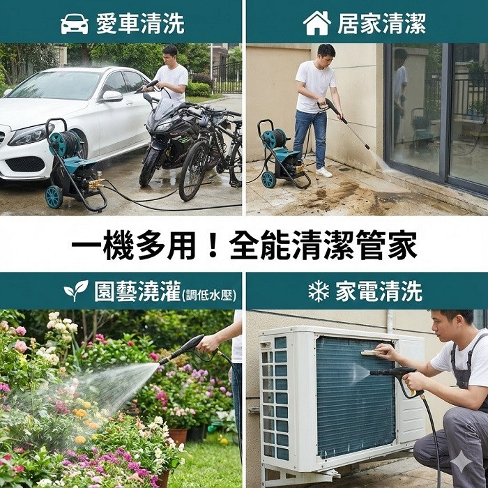 FJ工業級全銅無刷電機高壓清洗機MZO35(110V 全銅頭 專業級 清洗 淤泥清洗 洗車 災後清潔 15米 20米 250bar)