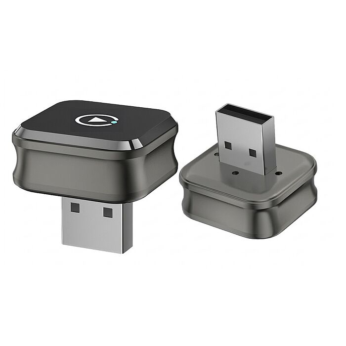 XPRO無線CarPlay雙系統車用轉接器M4CP(安卓Apple雙系統通用 5.8GHz高速傳輸 有線轉無線 附Type-C轉接頭)