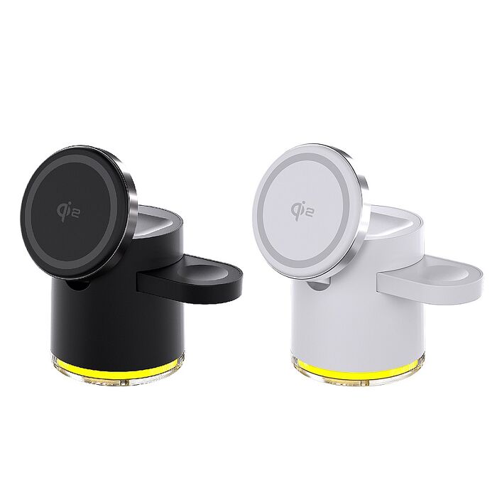 AnOne四合一折疊式Qi2無線充電座ITC2408(15W磁吸充電 MagSafe Qi2 無線充電 手錶 耳機 手機)