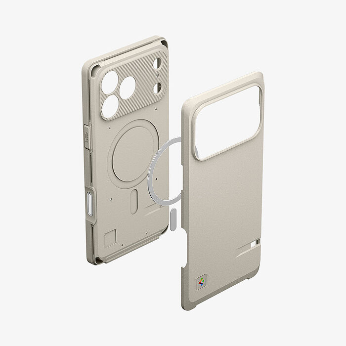 Spigen iPhone 17 Pro / 17 Pro Max _Classic LS MagFit Stone-磁吸復古防摔保護殼
