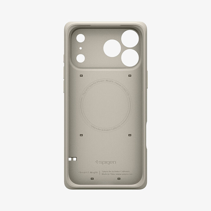 Spigen iPhone 17 Pro / 17 Pro Max _Classic LS MagFit Stone-磁吸復古防摔保護殼