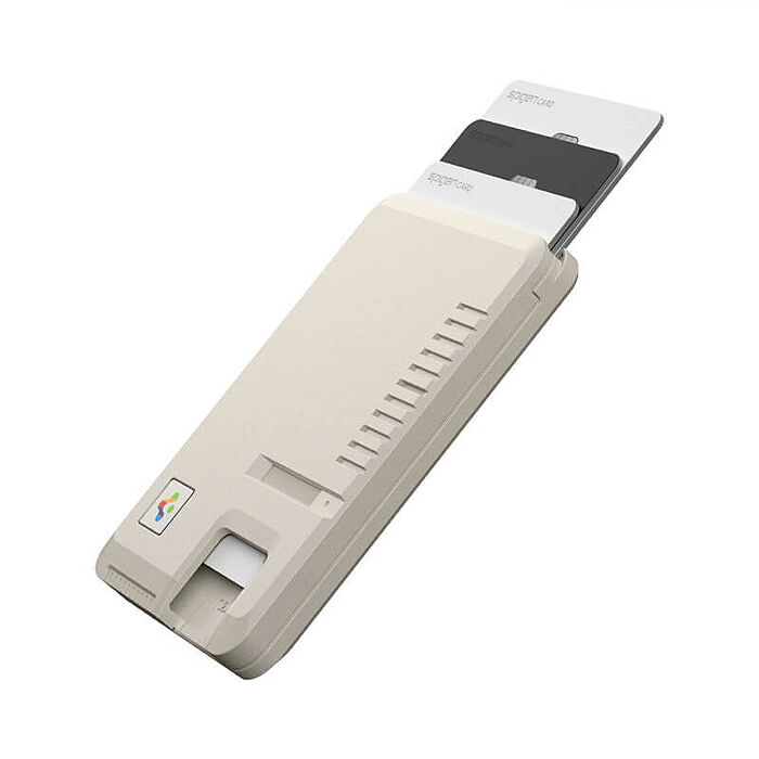 Spigen iPhone Classic LS Mag Fit Wallet with Magsafe Stone-磁吸復古卡套(經典米色)